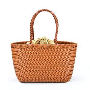 Woven cabbage basket handbag female bag